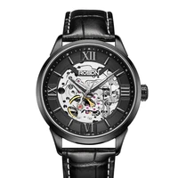 rosdn watch men luxury brand japan miyota 82so automatic mechanical mens watches double tourbillion design luminous hands r2638