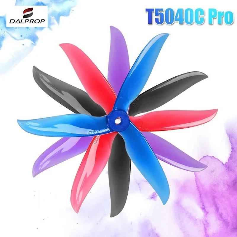 

DALPROP CYCLONE T5040C PRO 5040 Pro 5X4X3 Triple-Blade PC+ABS Propeller for RC FPV Racing Freestyle 5Inch Drones DIY Parts