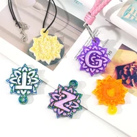 3pcs resin letter mold 26 capital letters silicone mold key chain with hole pendant alphabet epoxy resin mold for jewelry making