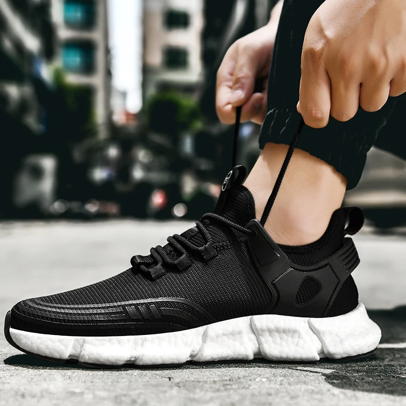 

New Mens Shoes Breathable Men Running Shoes Outdoor Non-slip Men Sports Shoes Hard-Wearing Trend Man Jogging Shoes Men Sneakers