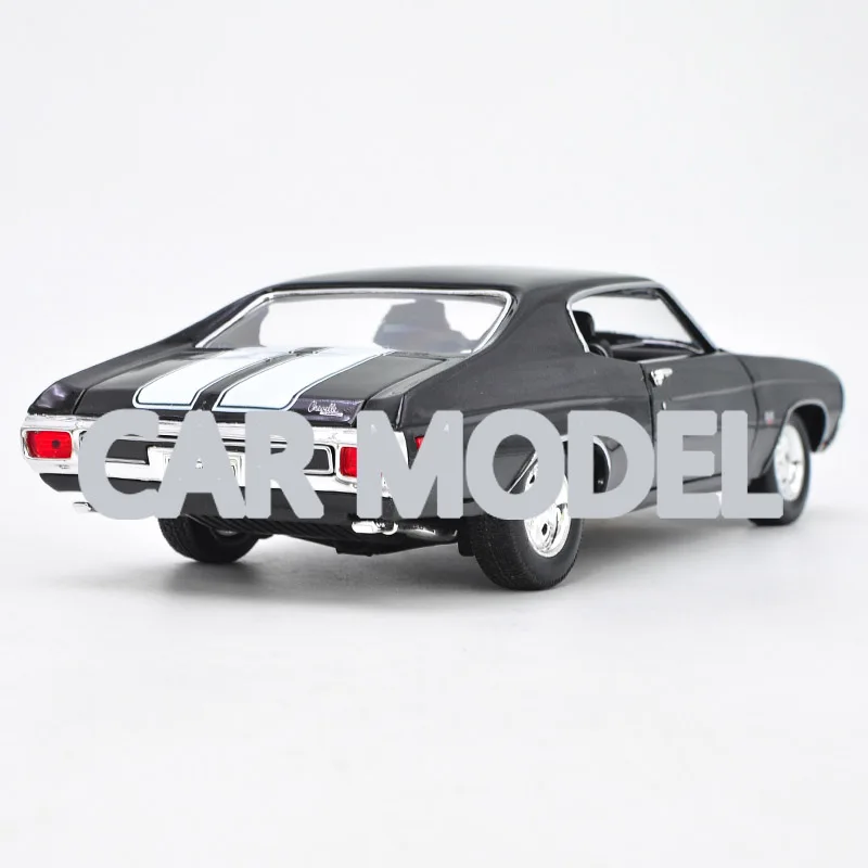 1:18 Масштаб сплава игрушечные транспортные средства 1970 SS 454 мускул автомобиль модель детских игрушечных автомобилей авторизованный игрушки для детей