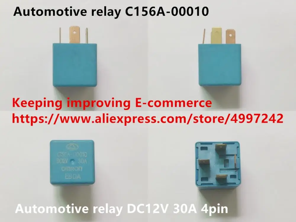 

Hot spot automotive relay C156A-00010 DC12V 30A 4pin