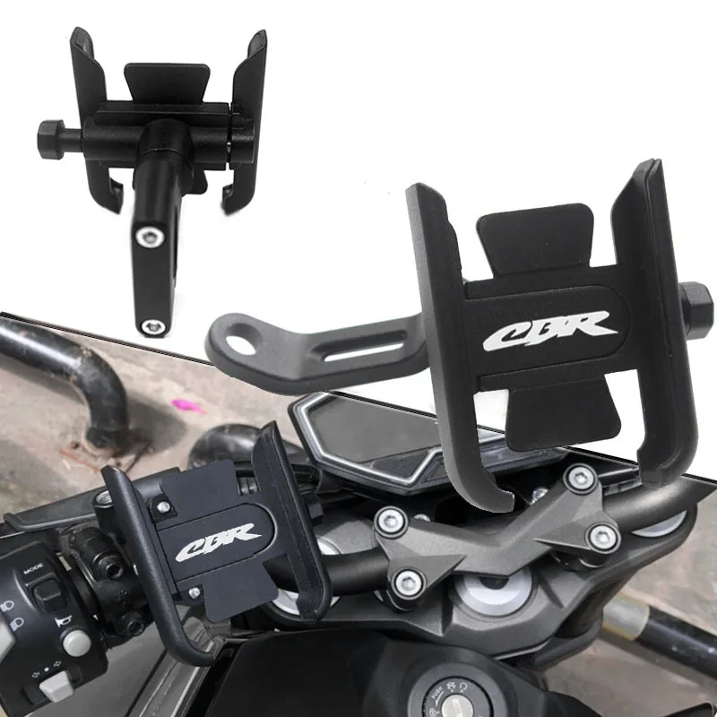 

For HONDA CBR600RR CBR1000RR CBR500R CBR300R CBR250R CB150R Motorcycle CNC Handlebar Mobile Phone Holder GPS Stand Bracket