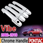 Набор наклеек для Toyota Voltz, хромированная крышка ручки для Pontiac Vibe 2002-2010, 2003, 2005, 2007, аксессуары для стайлинга автомобилей