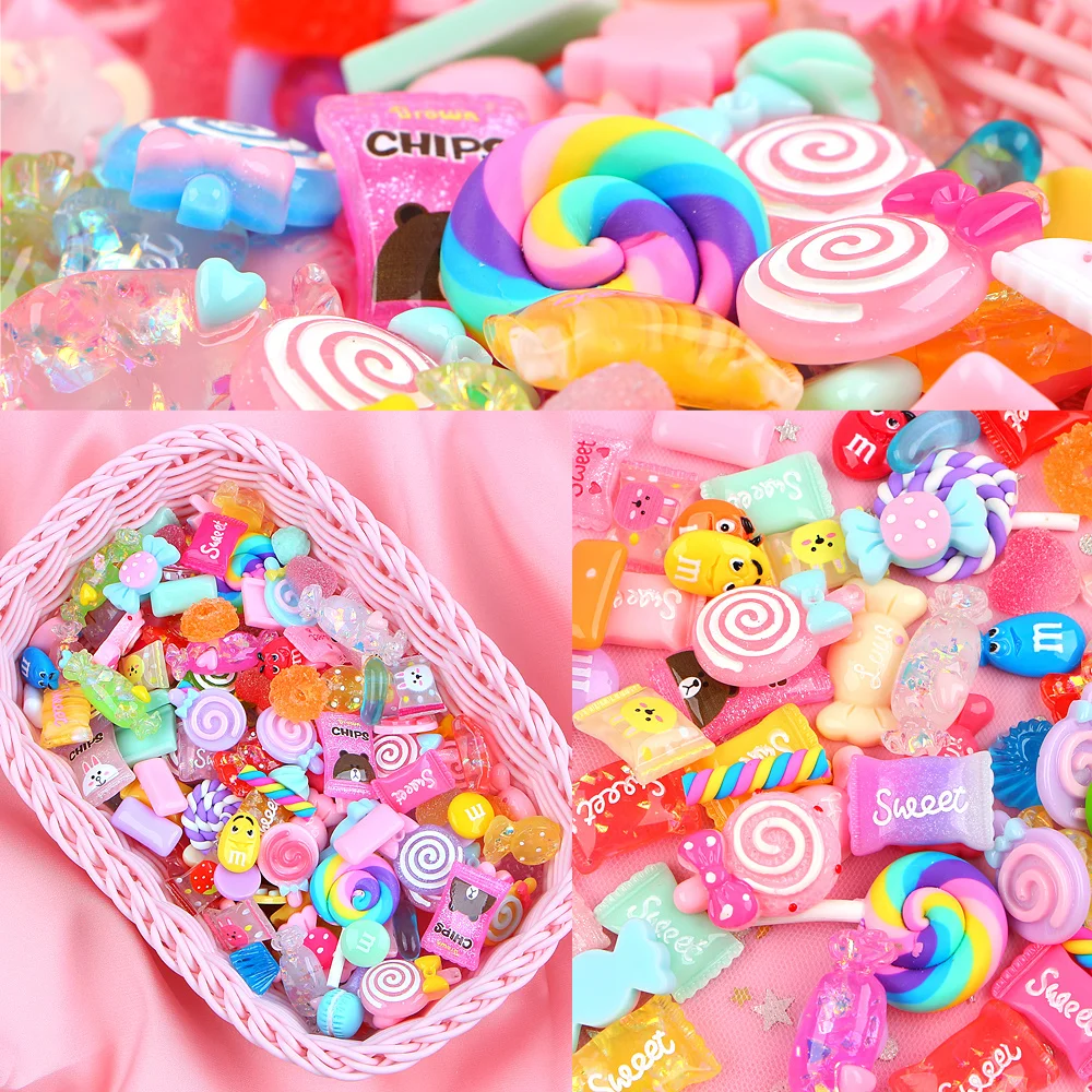 10 шт. DIY аксессуары для поставки слаймов чехол телефона украшение слайма