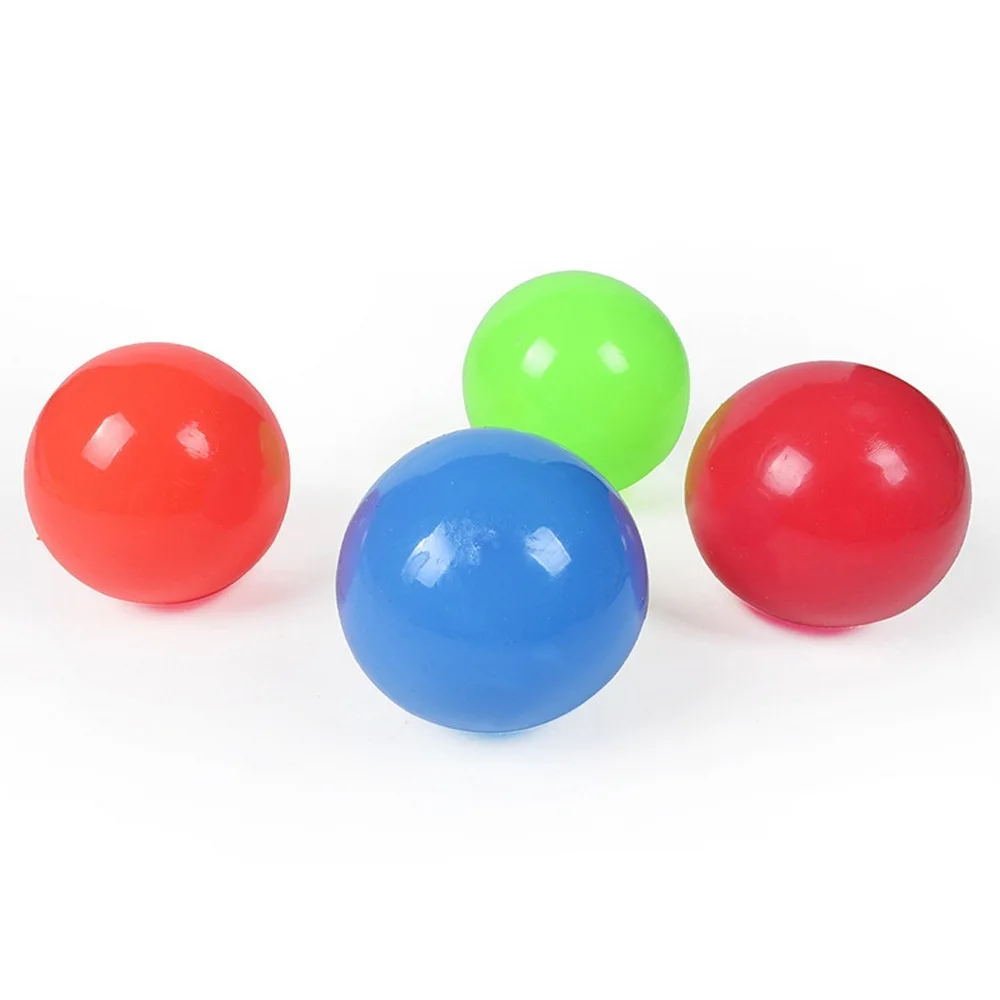 

Sticky Luminous Ball Luminous Squash 4.5/6/7cm Children and Adult Decompression Toy Removable and Washable Sticky Ball