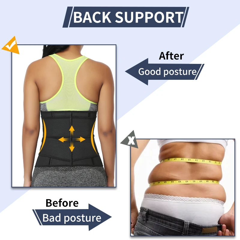 Женский тренировочный корсет для талии триммер пояс коррекции фигуры спортивный