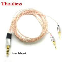 thouliess 3 52 54 4mm balanced silver plated headphone upgrade cable for hd477 hd497 hd212 pro eh250 eh350 pm 1 pm 2