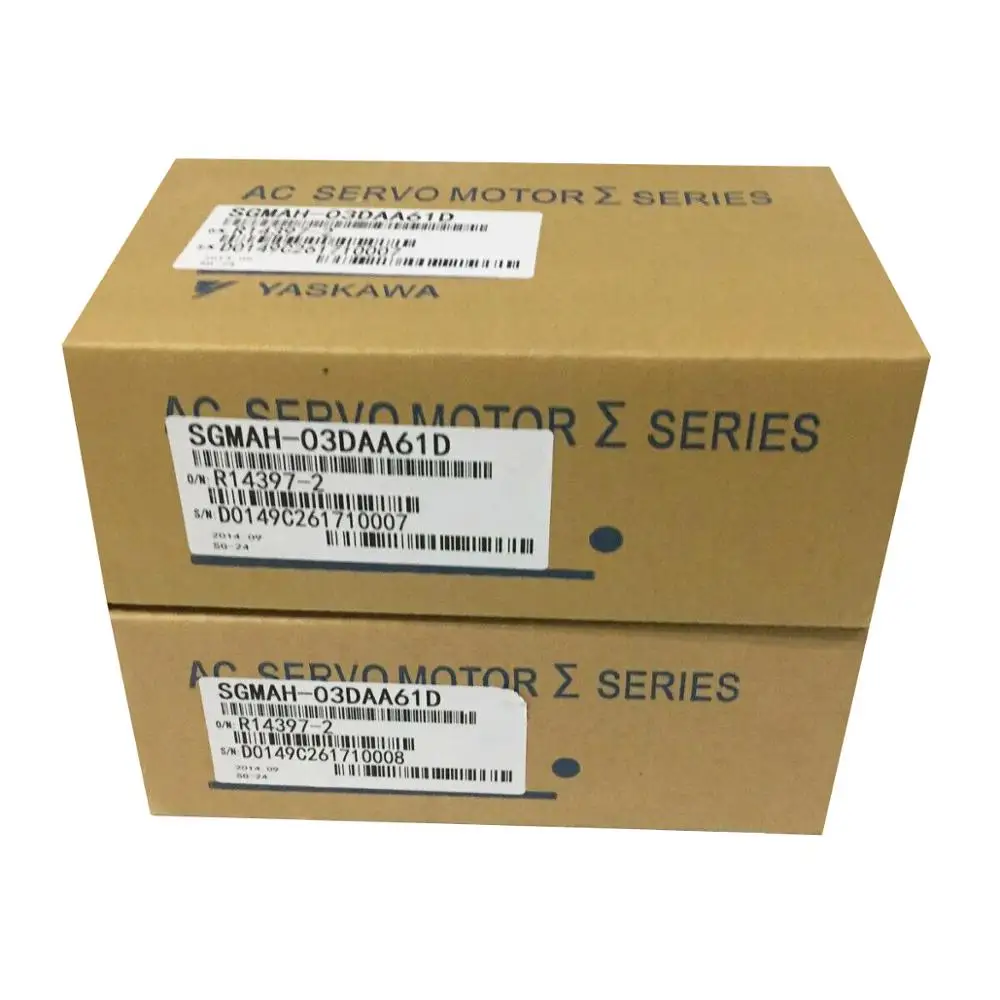 

New yaskawa electric motor 400V servo motor SGMAH-03DAA61D 300w