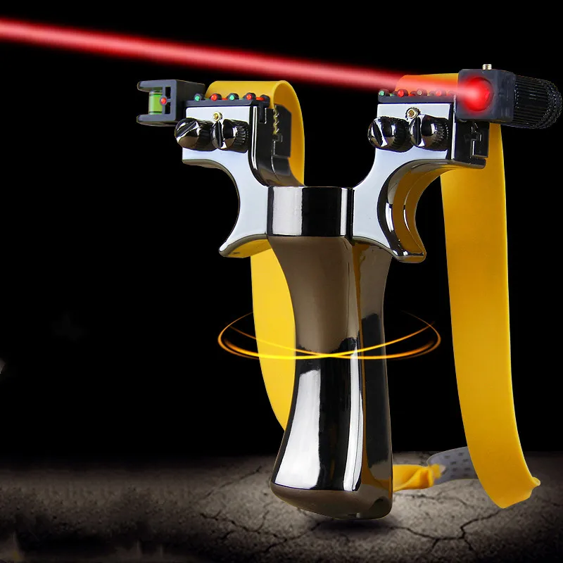 

Лазерная направляющая Рогатка оснащена инструментом уровня для спорта на открытом воздухе охоты с использованием высокой мощности рогатк...