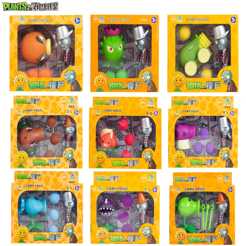 Набор фигурок из аниме зомби 2 мягкая резиновая Аниме Фигурка горохострела