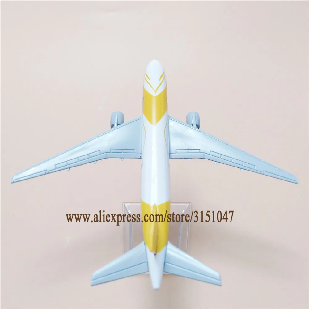 16 см модель воздушного самолета из металлического сплава Сингапур Flyscoot Airlines Boeing