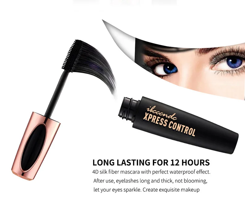 Оригинальная шелковая тушь для ресниц MACFEE 4D силиконовая Водостойкая Rimel 3d