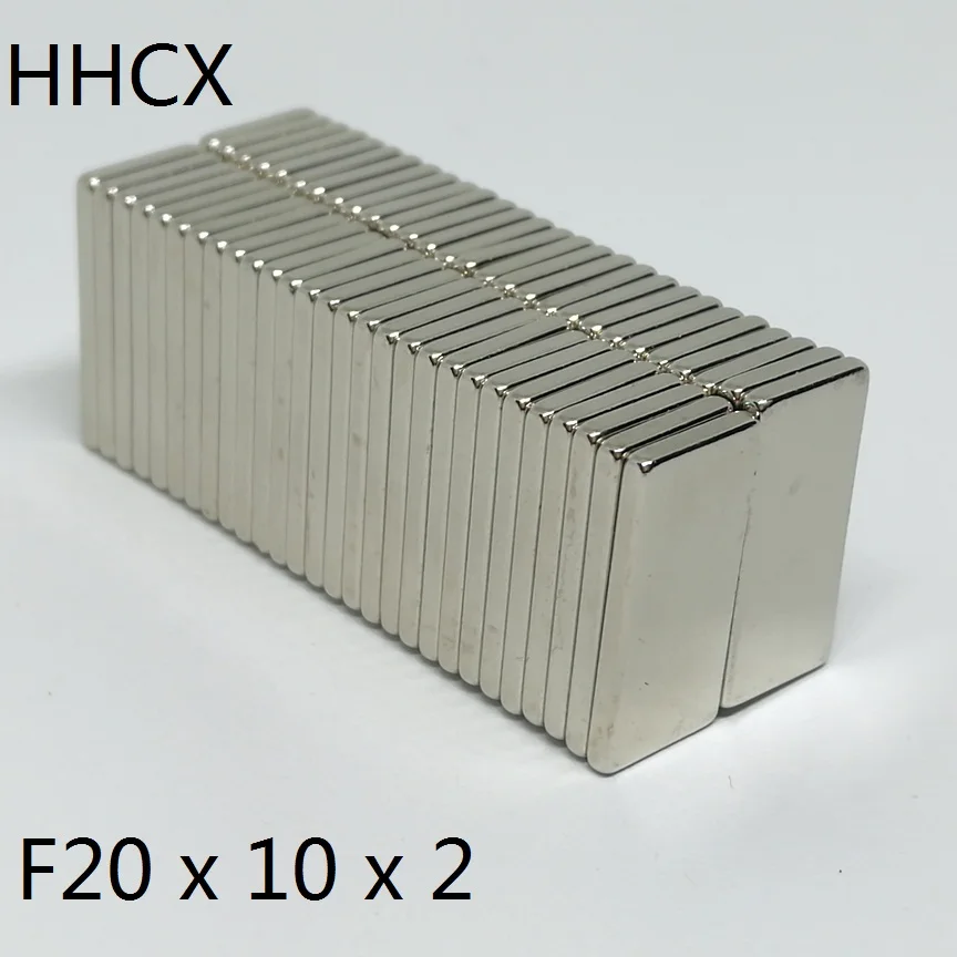100 шт./лот магнит 20x10x2 N35 20*10*2 Магниты для двигателя китайское производство|rare earth
