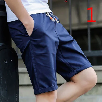 

Knitted Embroidered Stripe Sports Blue Grey Shorts Casual Pants