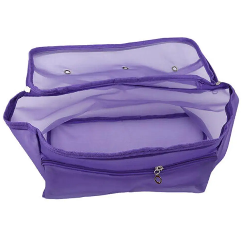 3 отверстия прямоугольной формы DIY ручного плетения инструменты Органайзер Сумка