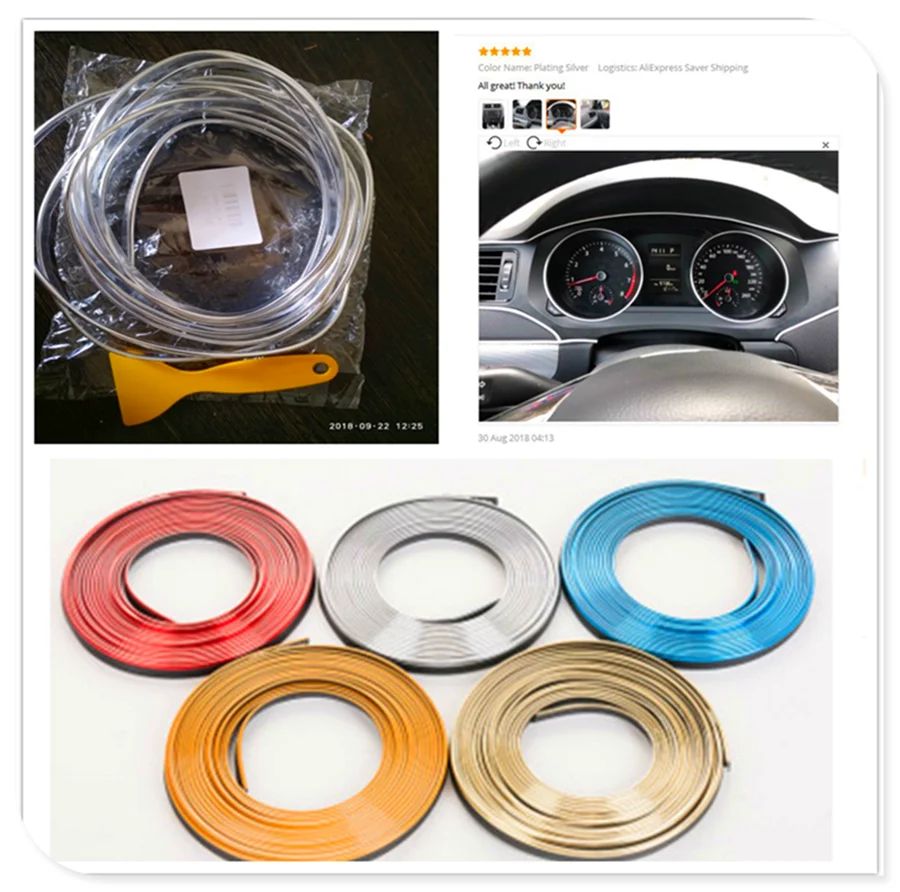 Украшение для автомобиля внутренняя резьба наклейка вставка Воздушная розетка