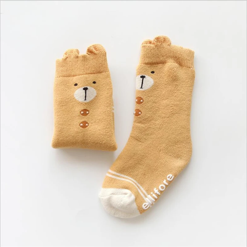 Warm Winter Baby Socks Cute Soft Autumn Newborn Girls Stripes & Dots Infant boy Shoe | Детская одежда и обувь