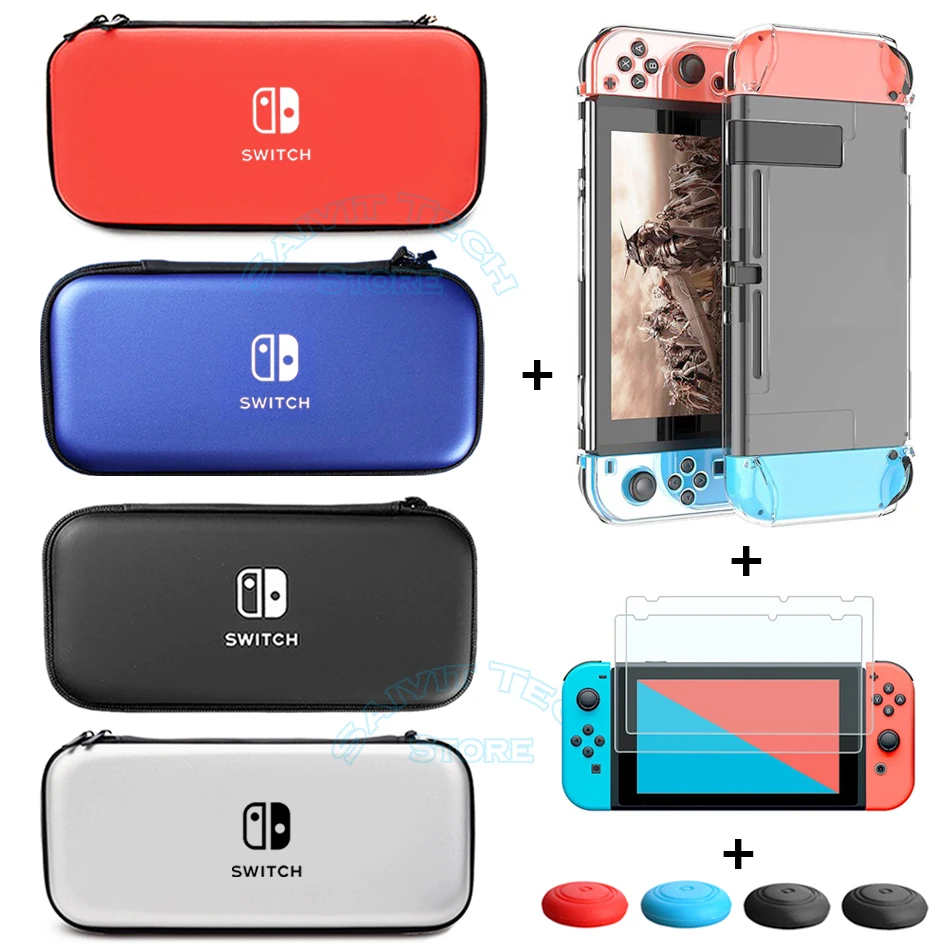 Nintendos Switch Console Storage Bag Nitendo EVA Protect Case Cover PC Hard Shell for Nintendo Switch Game Accessories