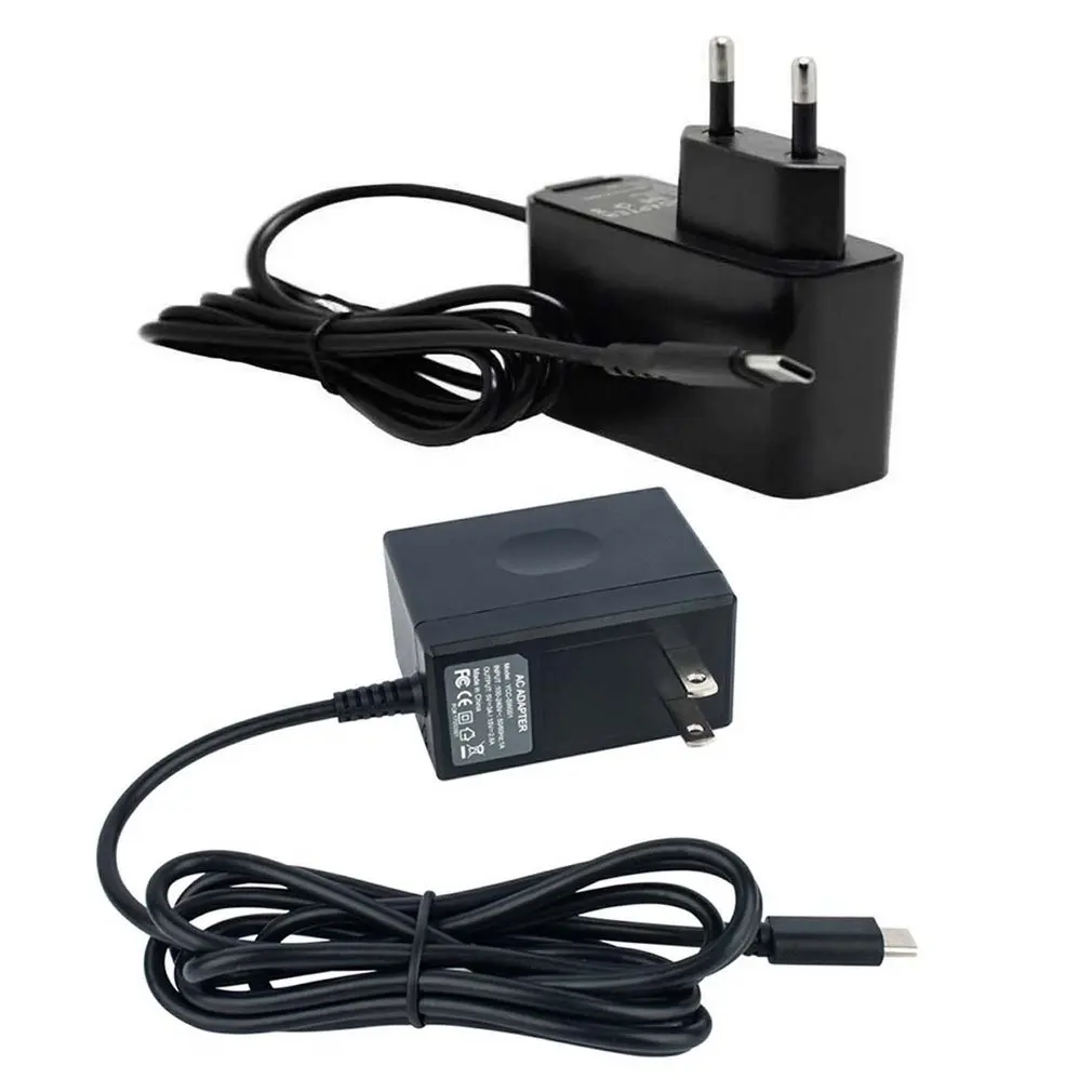 

Game Console Game Handle And Base Power Charger AC 100240V 1A For Switch Type-c Interface Power Charger EU/US Plug
