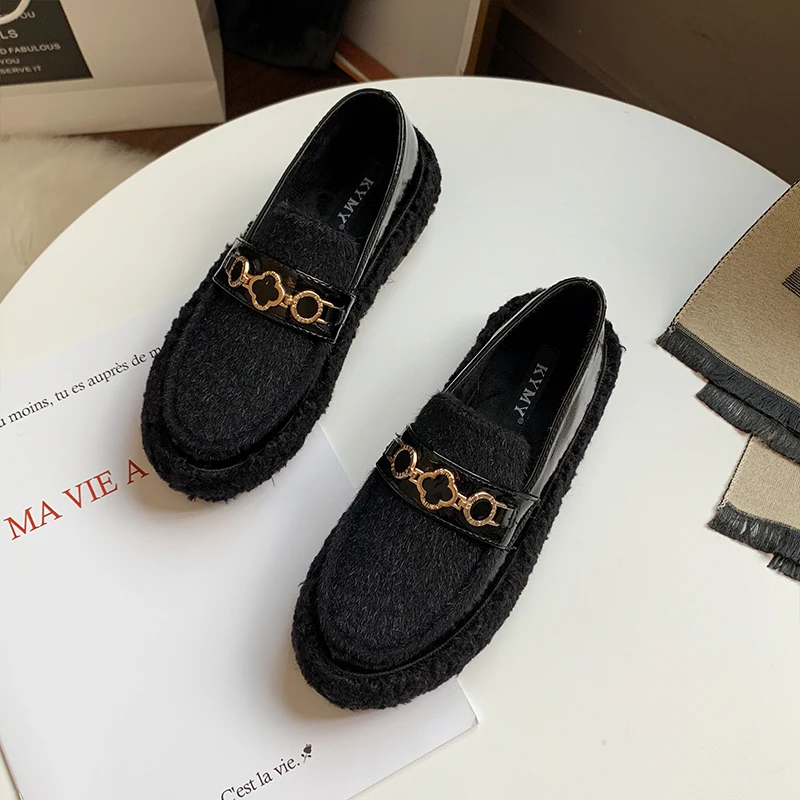 2019 классические Брендовые повседневные туфли на плоской подошве женские