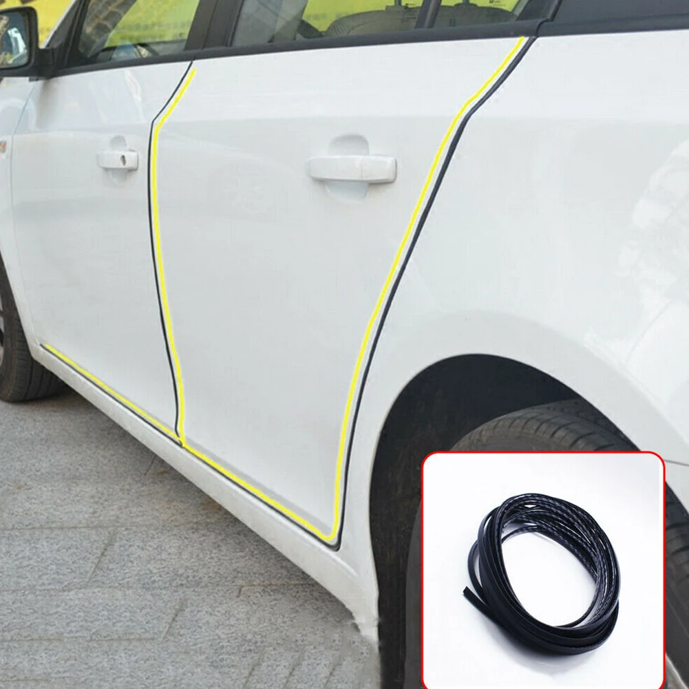 

10m U Type Universal Car Door Protection Edge Guards Trim Styling Moulding Strip Rubber Scratch Protector For Car Auto