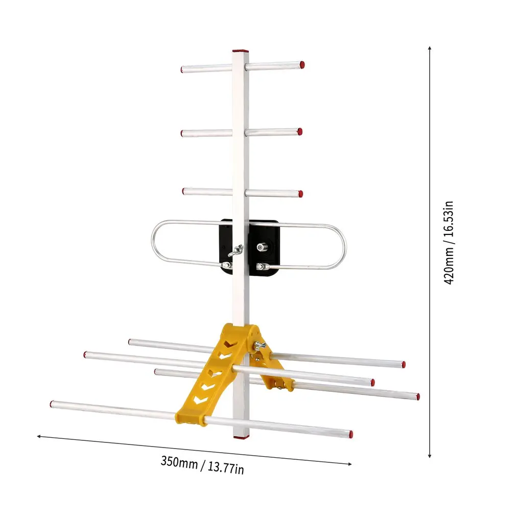 

LAN-HD8E Outdoor HD Digital Outdoor TV Antenna For DVBT2 HDTV ISDBT ATSC High Gain Strong Signal Outdoor TV Antenna