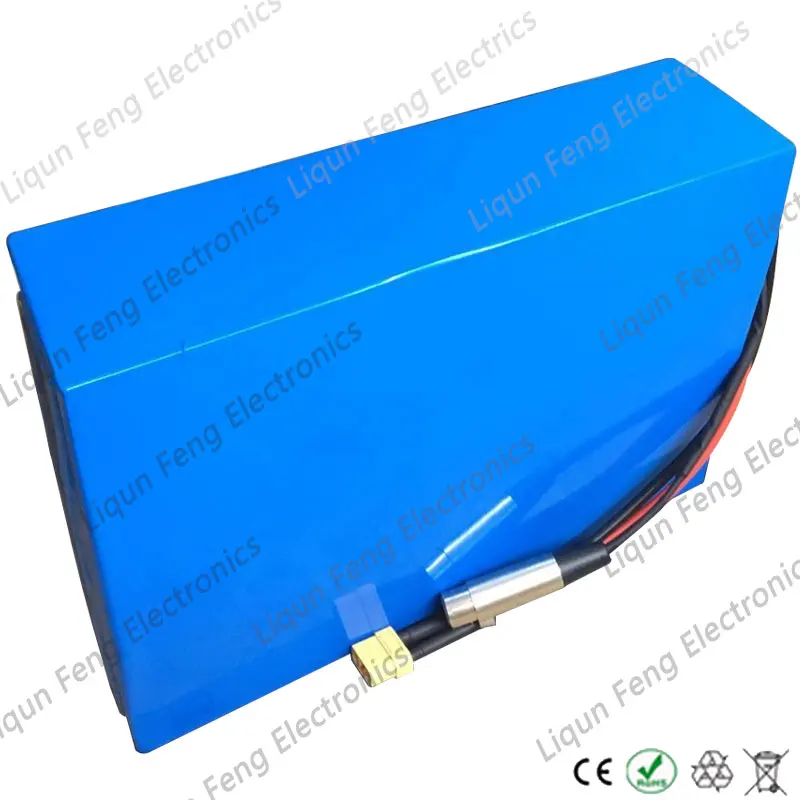 48V 1000W 2000W скутер Батарея 48V 20Ah 25Ah 30Ah 35Ah 40Ah литиевая батарея электрического велосипеда с 50A БМС+ 54,6 V зарядки беспошлинно