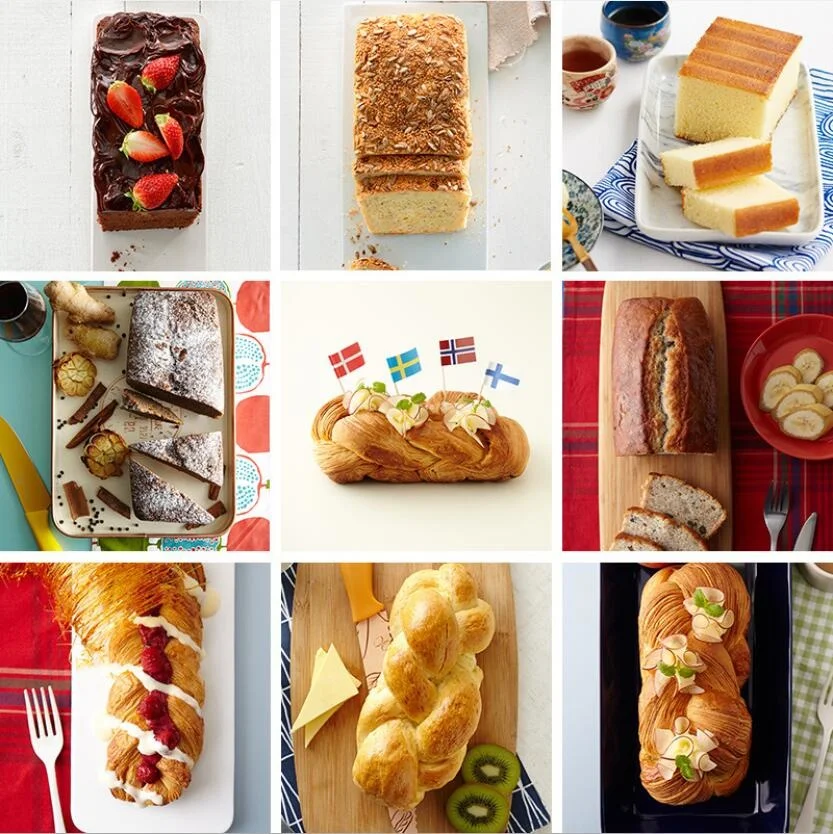 

Silicone Layered Cake Mold Round Shape Rectangular Silicone Bread Pan Toast Bread Mold Cake Tray Mould Non-stick Baking Tools