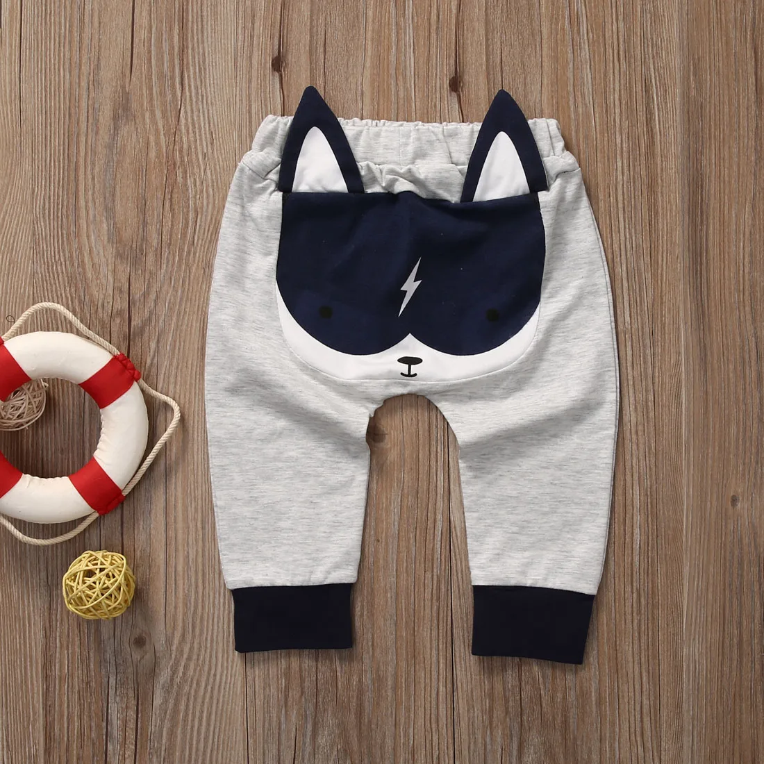 0 24 мес. комплект одежды для маленьких мальчиков Брюки шаровары девочек хлопковые