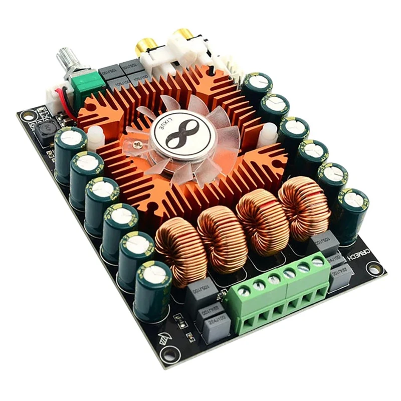 

TDA7498E цифровой Мощность Плата усилителя 160Wx2 с высоким уровнем Мощность 2,0 Hi-Fi стерео Поддержка BTL220W аудио Мощность Плата усилителя