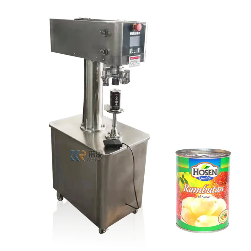 

Industrial Automatic Tin Cans Sealing Machine Plastic Tinplate Paper Can Capping Machines Iron Can Sealer Capper Commercial