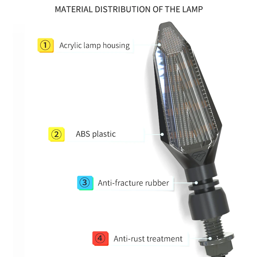 Светодиодный светильник Сигналы поворота для мотоцикла мигалка G310R Honda гром Suzuki