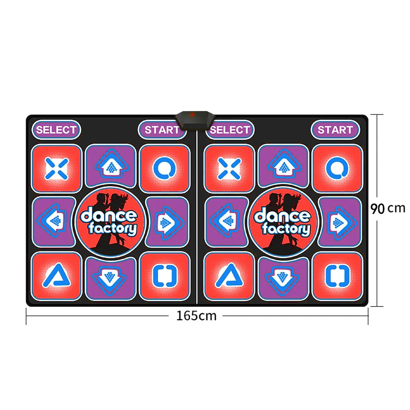 

Wired Dance Mat Dancing Step Dacing Gaming Mat Anti-Slip Pad Dancer Blanket Equipment English for TV PC Laptop Running Yoga