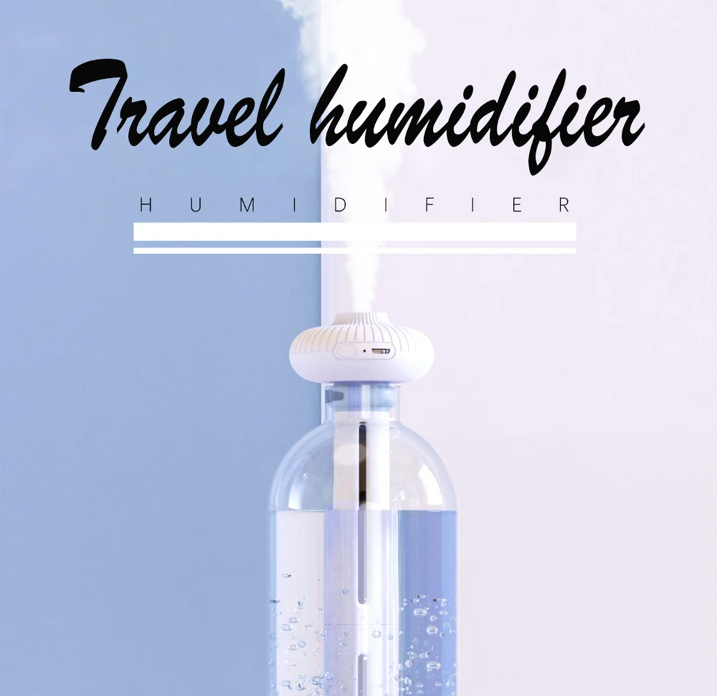 Белый разборный увлажнитель воздуха для дома и офиса портативный USB