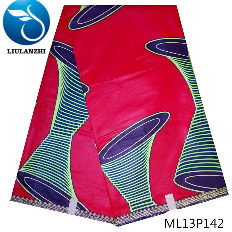 

LIULANZHI Ankara wax fabrics 2020 Latest style prints wax fabric for dress cotton wax fabric 6yards ML13P131-ML13P150