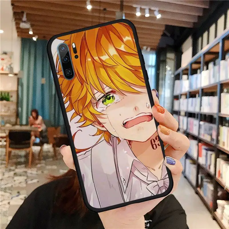 

Anime Promised Neverland Phone Case For Huawei honor Mate P 9 10 20 30 40 Pro 10i 7 8 a x Lite nova 5t Soft silicone funda