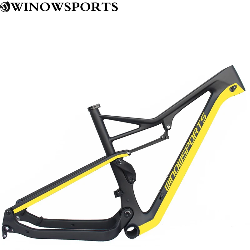 Winowsports карбоновая mtb велосипедная Рама BB92 гарнитура Топ 41 8 мм down52мм посылка