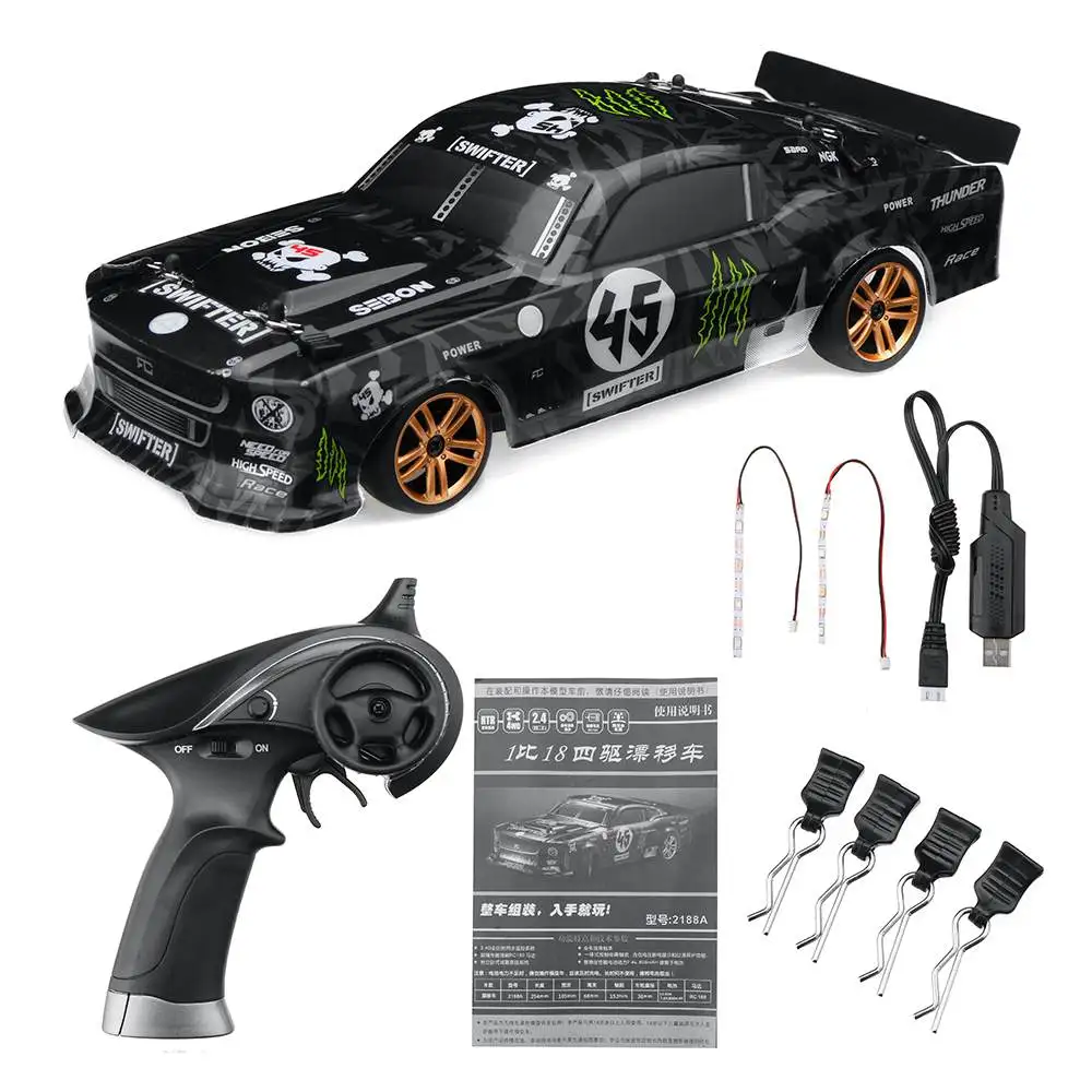 

HBX 2188A 1/18 2.4G 4WD RC Car Drift RTR Vehicle Models Full Propotional Remote Control Vehicle Machine Model Toy Gift Kid