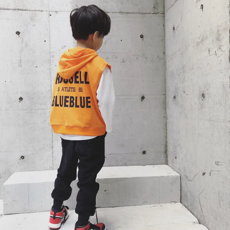 Boys autumn suit three-piece 2019 new children's sports big boy foreign Korean version of the tide | Детская одежда и обувь