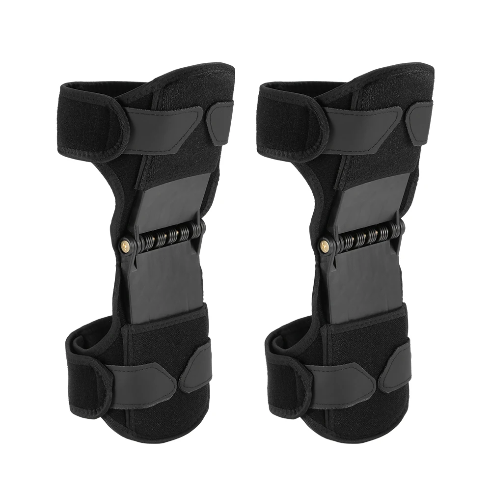 

1Pair Knee Brace Support Protector Rebound Power Leg Knee Pads Booster Brace Joint Support Stabilizer Spring Force For Adults