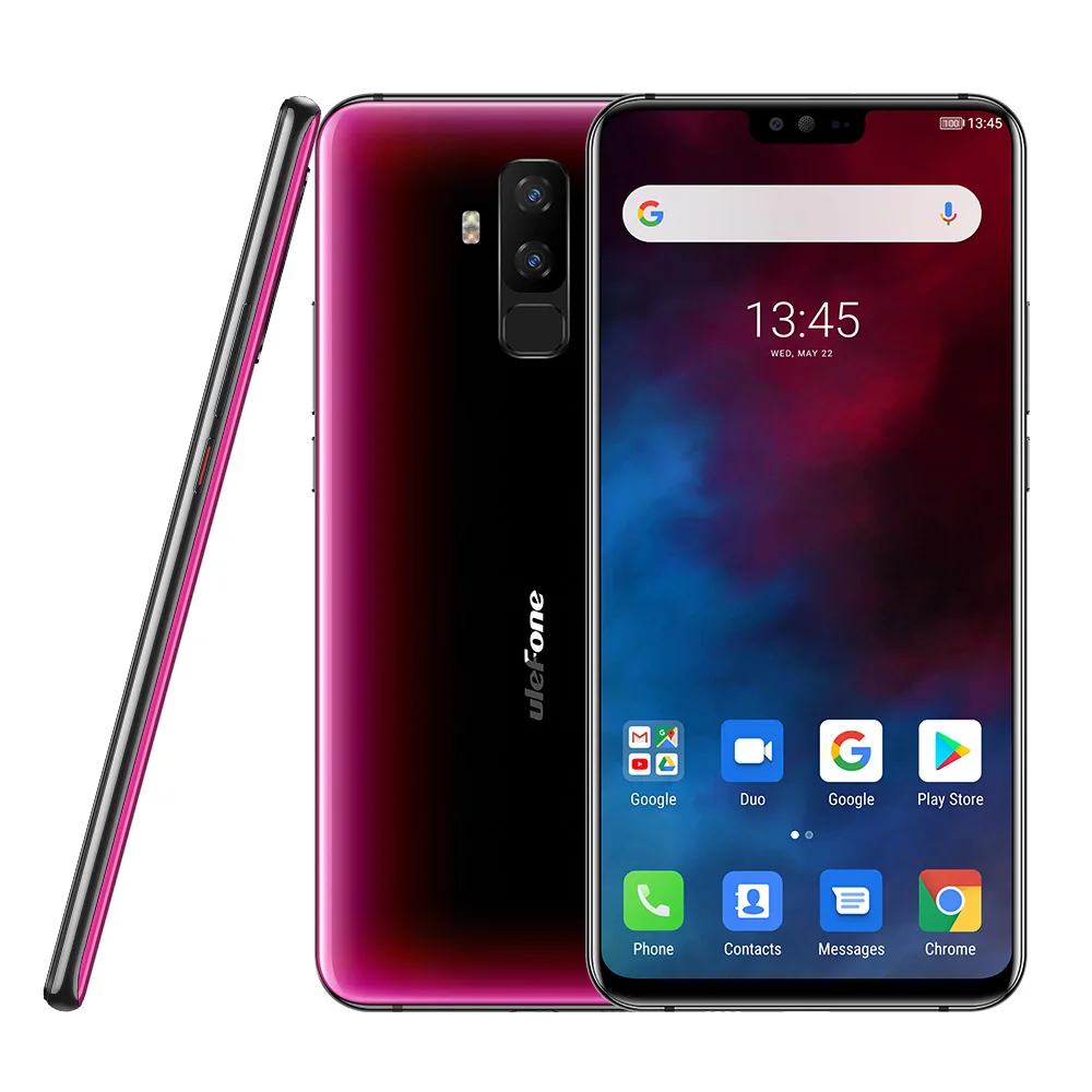 Ulefone T2 смартфон с 5 дюймовым дисплеем процессором Helio P70 ОЗУ 6 ГБ ПЗУ 128 Android 9 0 4G 7