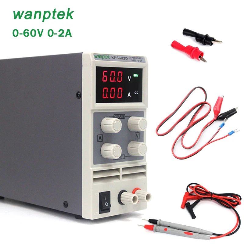 

KPS602D 60V 2A Single phase adjustable SMPS Digital voltage regulator 0.1V 0.01A DC power supply