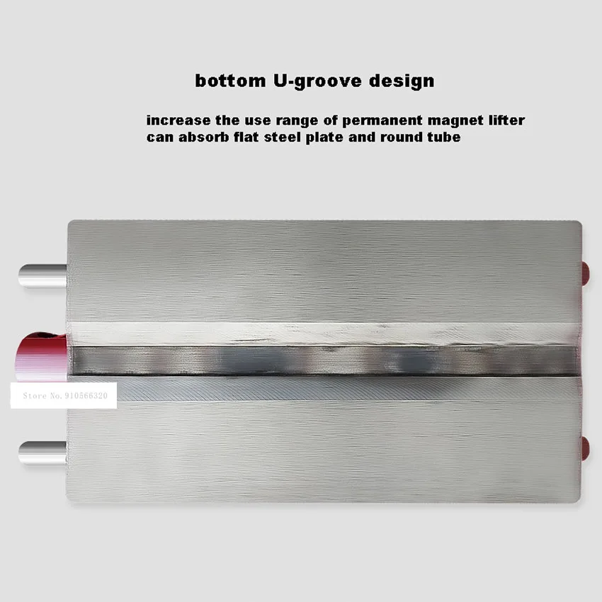 Магнитный кран YS-100/200 с неодимовым подъемником на постоянных магнитах и диском для присасывания, нагрузка 100/200 кг, эффективная конструкция для экономии усилий.