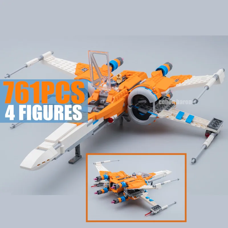 

New Star Space War Poe X-wing Dameron's Fighter Xwing Fighter Aircraft Model Building Blocks Bricks Toys Kid Gift