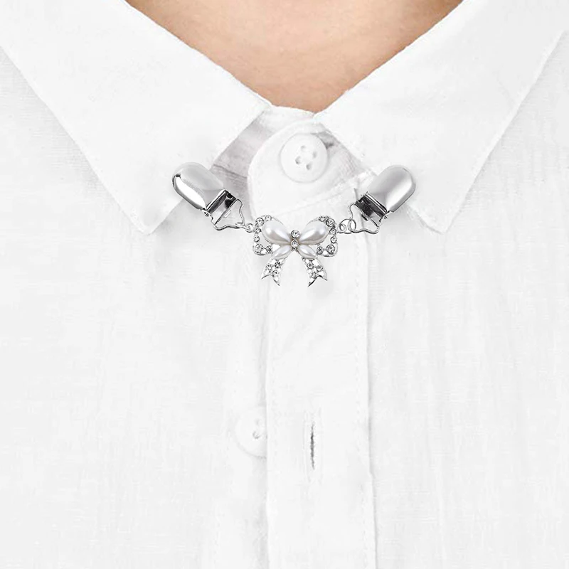 Fashion Bow Cardigan Sweater Blouse Pin Shawl Brooch Clips Duck Scarf Clasps | Украшения и аксессуары