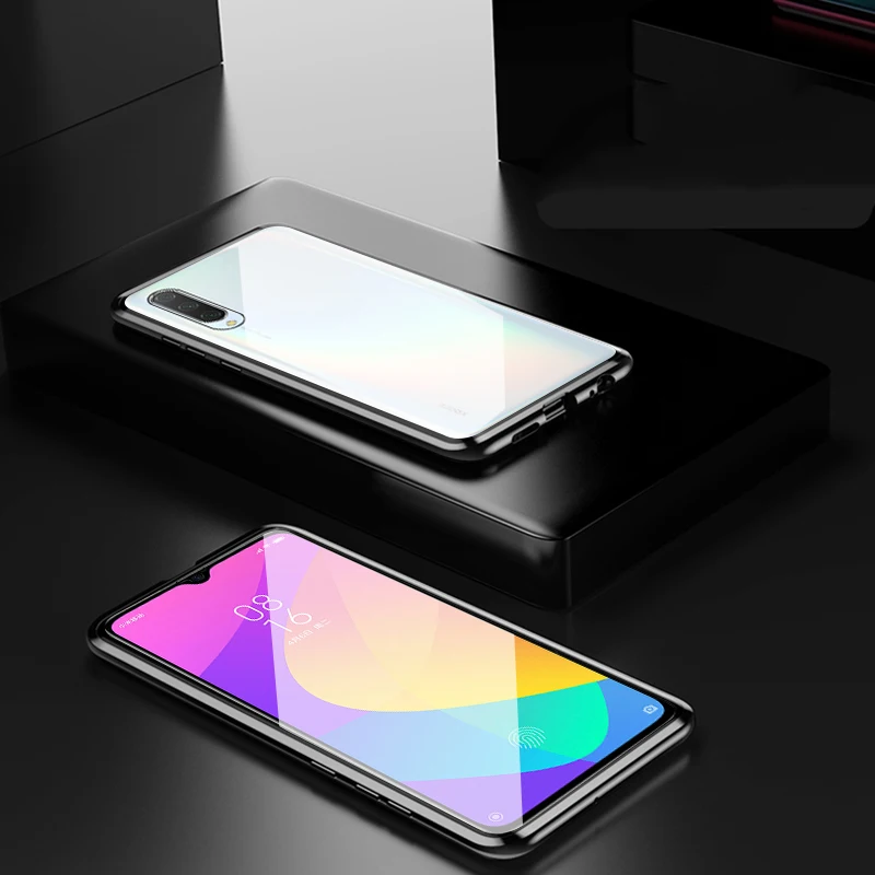 Металлический двусторонний чехол с магнитной адсорбцией для Xiao mi Red mi K20 Note 7 8 Pro 8 8A чехол для Xiaomi mi 9 Se 9T CC9 CC9E F1