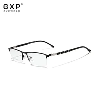 gxp titanium alloy glasses frame men square gentleman style myopia prescription eyeglasses frames 2021 optical eyewear