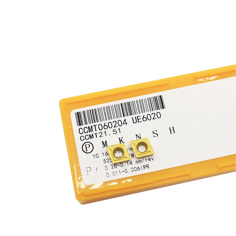 10 шт. CCMT060204 UE6020 US735 VP15TF CCMT21.51 Карбид вставлять внутренние токарные инструменты CCMT 060204 CNC лезвие токарный станок токарный инструмент