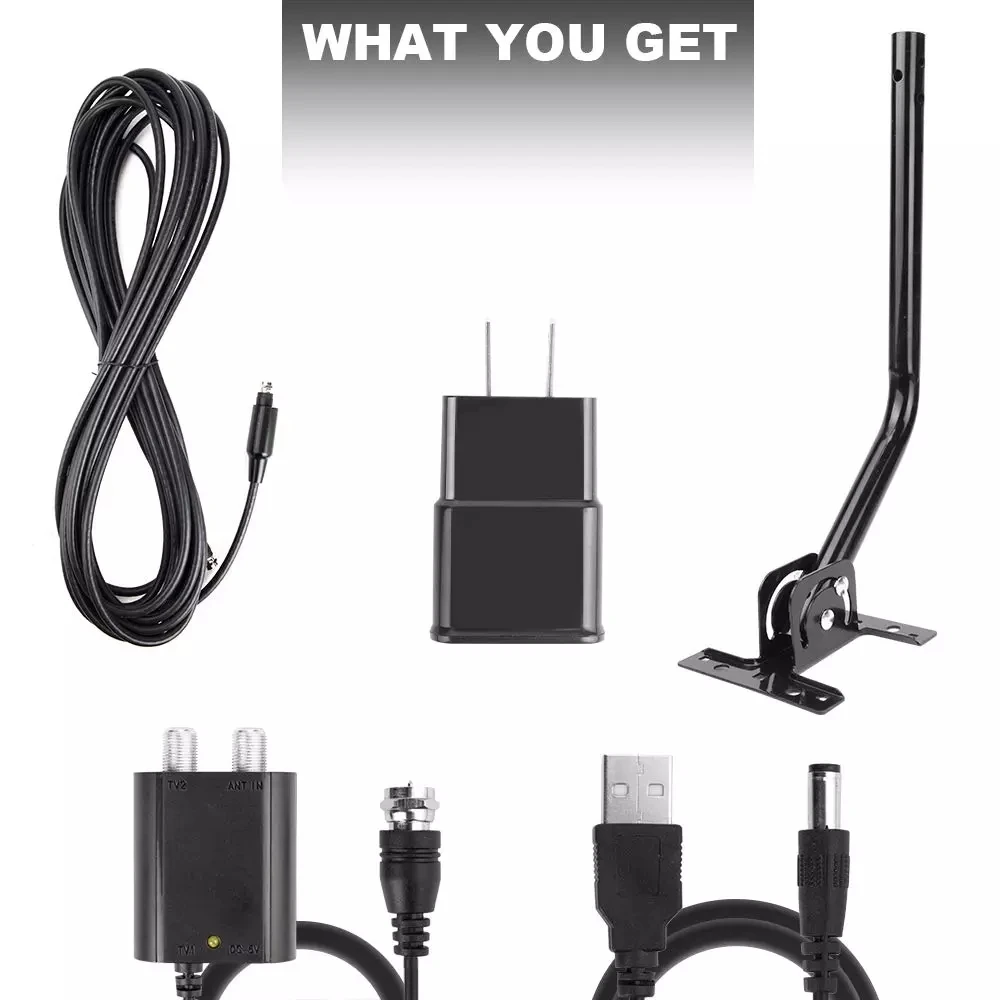 

T2 Outdoor antenna HD Digital For HDTV DVBT/DVBT2 ATSC ISDBT Outdoor TV Antenna Digital Amplified HDTV Antenna